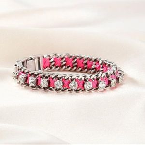 New in box Stella & Dot Neon Dream Bracelet-Pink